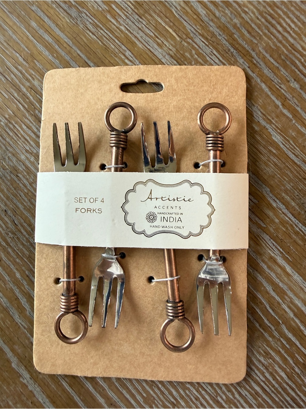 Artistic Accents Set of 4 Appetizer/Cocktail Forks NWT